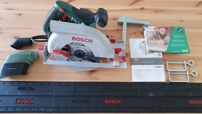 Bosch PKS 66 AF Test Mit F hrungsschiene und 1600 Watt